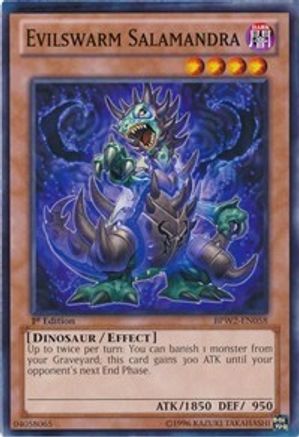 Evilswarm Salamandra (BPW2-EN058) - Battle Pack 2: War of the Giants – Round 2 1st Edition - Premium Yugioh Single from Konami - Just $0.29! Shop now at Game Crave Tournament Store