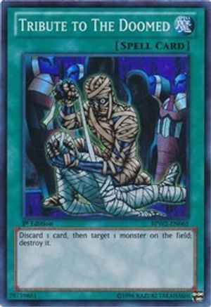 Tribute to The Doomed (BPW2-EN065) - Battle Pack 2: War of the Giants – Round 2 1st Edition - Premium Yugioh Single from Konami - Just $0.94! Shop now at Game Crave Tournament Store