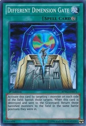 Different Dimension Gate (BPW2-EN071) - Battle Pack 2: War of the Giants – Round 2 1st Edition - Premium Yugioh Single from Konami - Just $0.34! Shop now at Game Crave Tournament Store