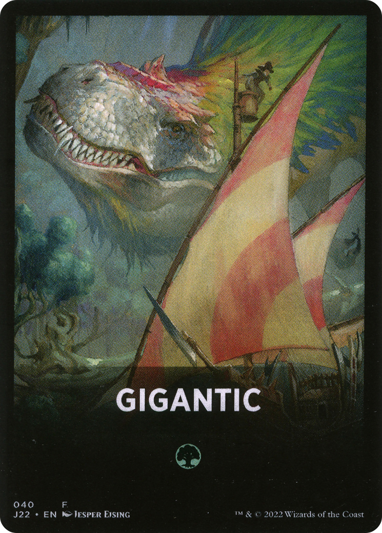 Gigantic (FJ22-040) - Jumpstart 2022 Front Cards - Premium MTG Single from Wizards of the Coast - Just $0! Shop now at Game Crave Tournament Store