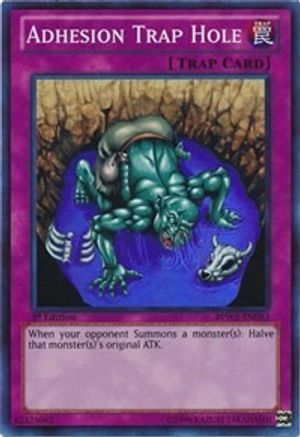 Adhesion Trap Hole (BPW2-EN083) - Battle Pack 2: War of the Giants – Round 2 1st Edition - Premium Yugioh Single from Konami - Just $0.54! Shop now at Game Crave Tournament Store