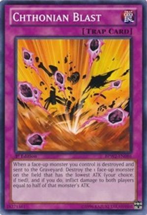 Chthonian Blast (BPW2-EN086) - Battle Pack 2: War of the Giants – Round 2 1st Edition - Premium Yugioh Single from Konami - Just $0.25! Shop now at Game Crave Tournament Store