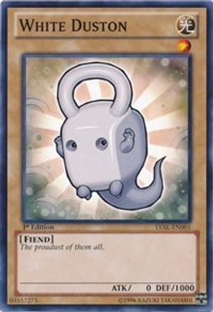 White Duston (LVAL-EN001) - Legacy of the Valiant 1st Edition - Premium Yugioh Single from Konami - Just $1.64! Shop now at Game Crave Tournament Store