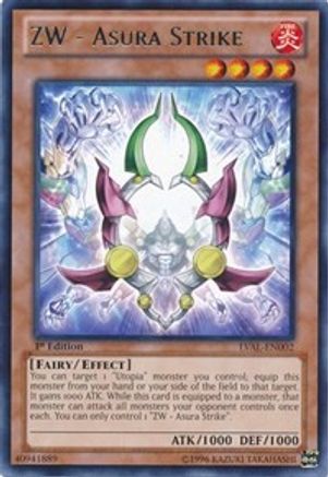 ZW - Asura Strike (LVAL-EN002) - Legacy of the Valiant 1st Edition - Premium Yugioh Single from Konami - Just $0.35! Shop now at Game Crave Tournament Store