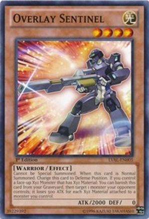Overlay Sentinel (LVAL-EN005) - Legacy of the Valiant 1st Edition - Premium Yugioh Single from Konami - Just $0.25! Shop now at Game Crave Tournament Store