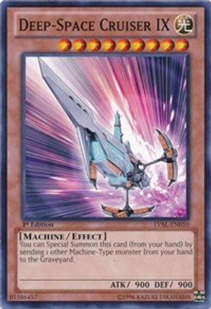 Deep-Space Cruiser IX (LVAL-EN010) - Legacy of the Valiant 1st Edition - Premium Yugioh Single from Konami - Just $0.25! Shop now at Game Crave Tournament Store