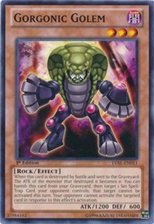 Gorgonic Golem (LVAL-EN011) - Legacy of the Valiant Unlimited - Premium Yugioh Single from Konami - Just $0.25! Shop now at Game Crave Tournament Store