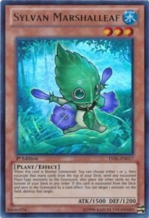 Sylvan Marshalleaf (LVAL-EN017) - Legacy of the Valiant 1st Edition - Premium Yugioh Single from Konami - Just $1.06! Shop now at Game Crave Tournament Store