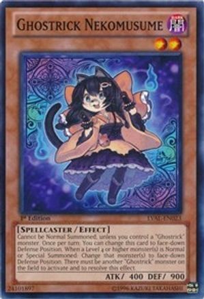 Ghostrick Nekomusume (LVAL-EN023) - Legacy of the Valiant 1st Edition - Premium Yugioh Single from Konami - Just $0.25! Shop now at Game Crave Tournament Store