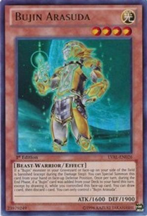 Bujin Arasuda (LVAL-EN026) - Legacy of the Valiant Unlimited - Premium Yugioh Single from Konami - Just $0.86! Shop now at Game Crave Tournament Store