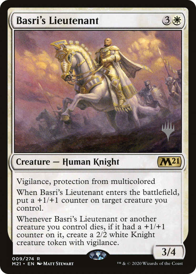 Basri's Lieutenant (PM21-09P) - Core Set 2021 Promos Foil - Premium MTG Single from Wizards of the Coast - Just $0.52! Shop now at Game Crave Tournament Store