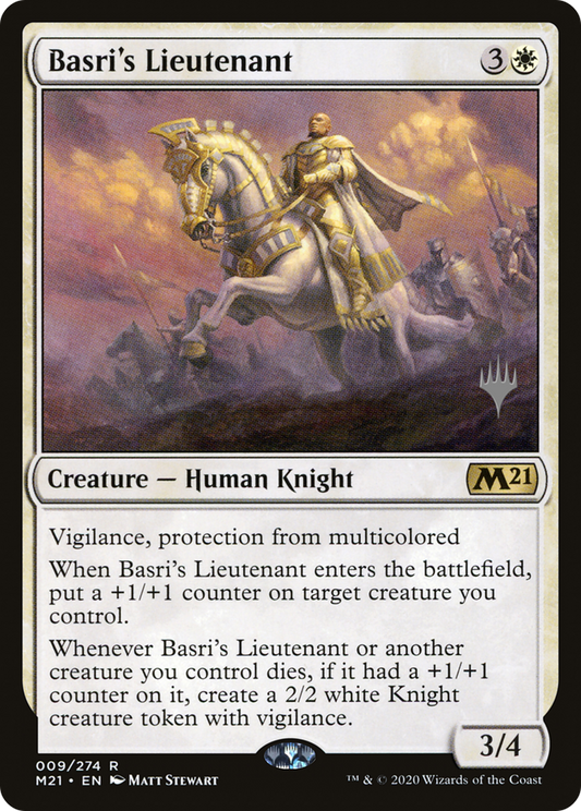 Basri's Lieutenant (PM21-09P) - Core Set 2021 Promos Foil - Premium MTG Single from Wizards of the Coast - Just $0.52! Shop now at Game Crave Tournament Store