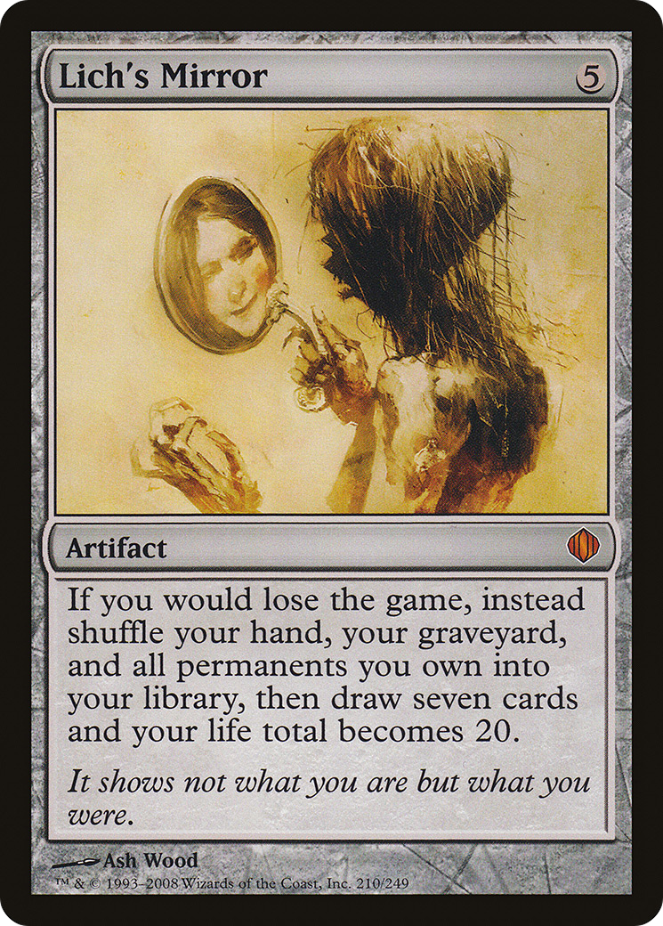 Lich's Mirror (ALA-210) - Shards of Alara Foil - Premium MTG Single from Wizards of the Coast - Just $8.56! Shop now at Game Crave Tournament Store
