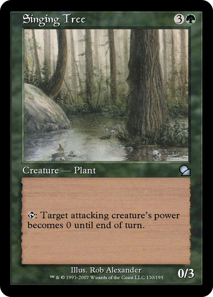 Singing Tree (ME1-130) - Masters Edition Foil - Premium MTG Single from Wizards of the Coast - Just $0! Shop now at Game Crave Tournament Store