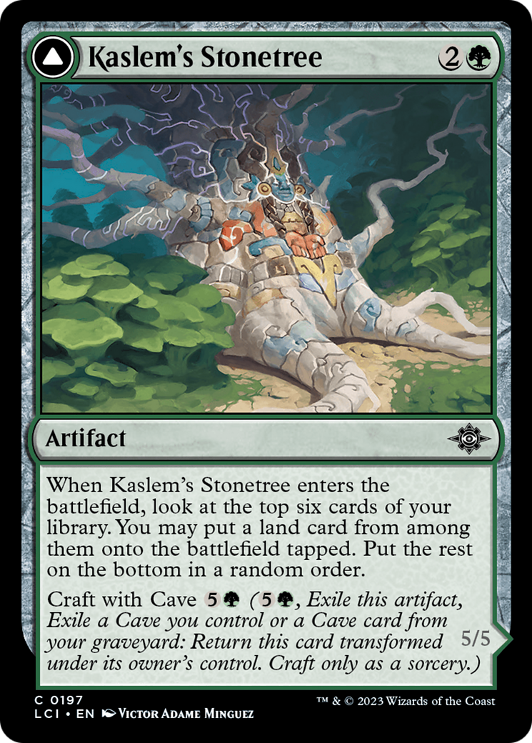 Kaslem's Stonetree // Kaslem's Strider (LCI-197) - The Lost Caverns of Ixalan - Premium MTG Single from Wizards of the Coast - Just $0.08! Shop now at Game Crave Tournament Store