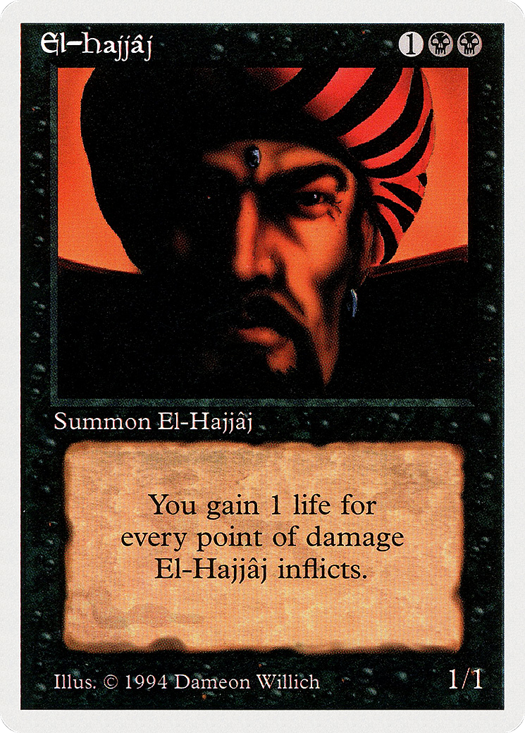 El-Hajjâj (SUM-108) - Summer Magic / Edgar - Premium MTG Single from Wizards of the Coast - Just $0! Shop now at Game Crave Tournament Store