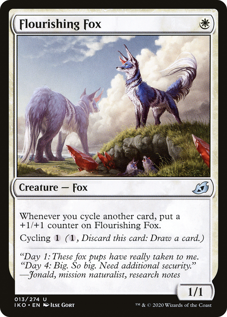 Flourishing Fox (IKO-013) - Ikoria: Lair of Behemoths Foil - Premium MTG Single from Wizards of the Coast - Just $0.08! Shop now at Game Crave Tournament Store