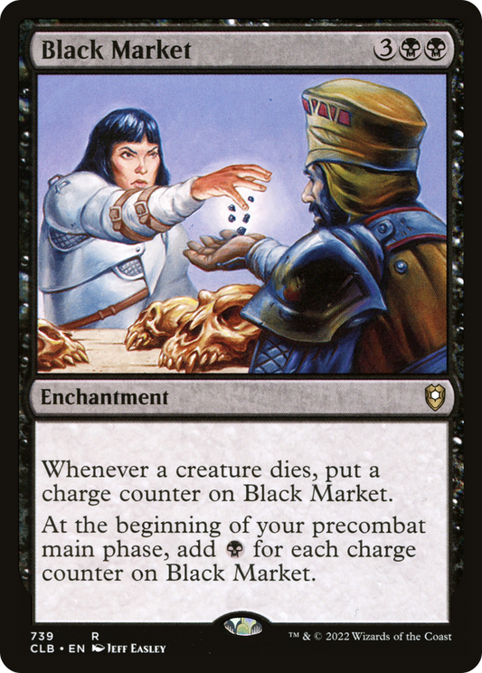 Black Market (CLB-739) - Commander Legends: Battle for Baldur's Gate - Premium MTG Single from Wizards of the Coast - Just $0.93! Shop now at Game Crave Tournament Store