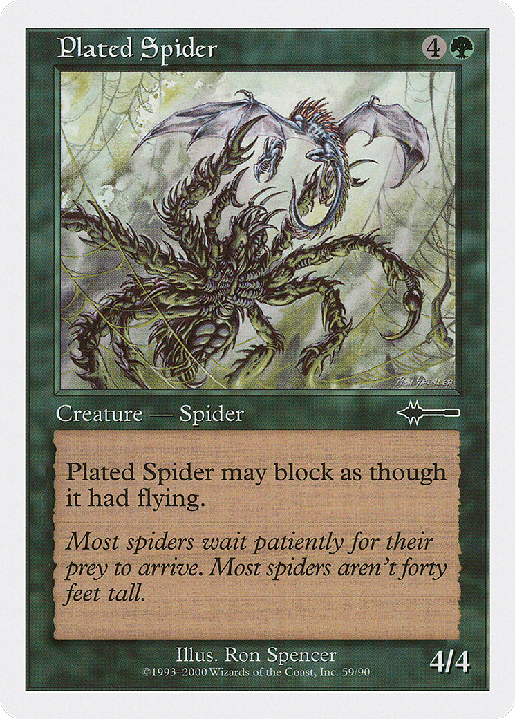 Plated Spider (BTD-059) - Beatdown Box Set - Premium MTG Single from Wizards of the Coast - Just $0.11! Shop now at Game Crave Tournament Store