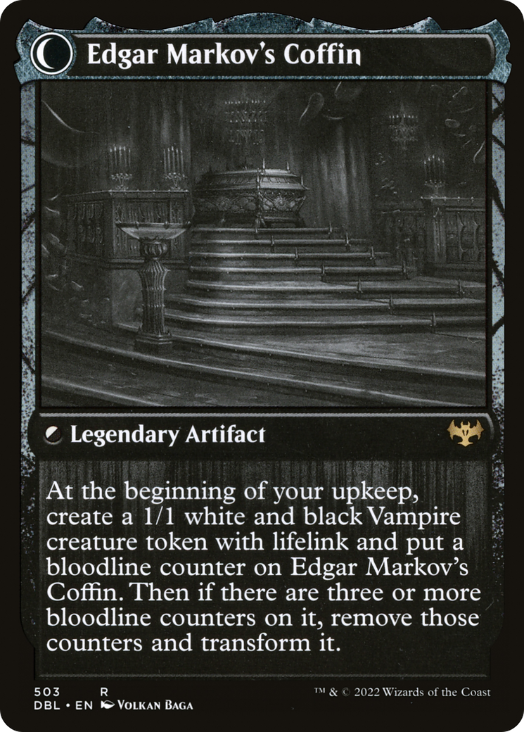Edgar, Charmed Groom // Edgar Markov's Coffin (DBL-503) - Innistrad: Double Feature: (Double Faced Transform) - Premium MTG Single from Wizards of the Coast - Just $1.88! Shop now at Game Crave Tournament Store