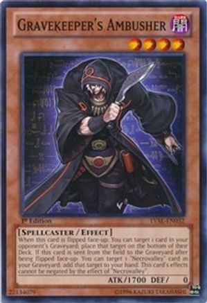 Gravekeeper's Ambusher (LVAL-EN032) - Legacy of the Valiant 1st Edition - Premium Yugioh Single from Konami - Just $0.25! Shop now at Game Crave Tournament Store