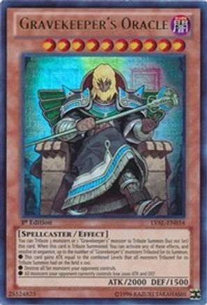 Gravekeeper's Oracle (LVAL-EN034) - Legacy of the Valiant Unlimited - Premium Yugioh Single from Konami - Just $1.15! Shop now at Game Crave Tournament Store