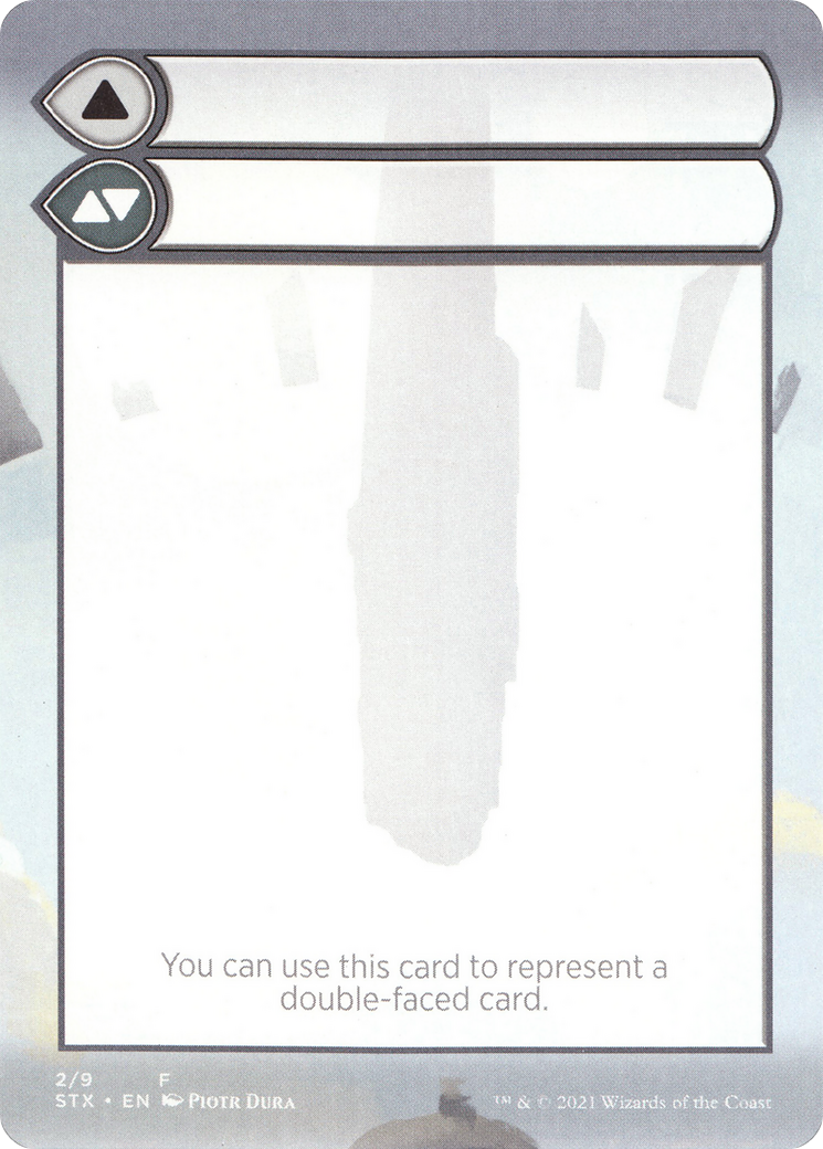 Double-Faced Substitute Card (SSTX-002) - Strixhaven: School of Mages Substitute Cards - Premium MTG Single from Wizards of the Coast - Just $0! Shop now at Game Crave Tournament Store