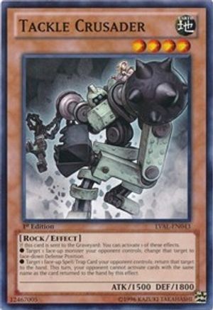 Tackle Crusader (LVAL-EN043) - Legacy of the Valiant 1st Edition - Premium Yugioh Single from Konami - Just $0.25! Shop now at Game Crave Tournament Store