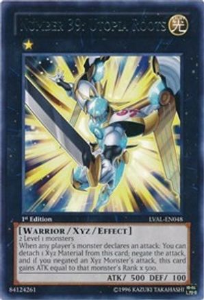 Number 39: Utopia Roots (LVAL-EN048) - Legacy of the Valiant Unlimited - Premium Yugioh Single from Konami - Just $0.48! Shop now at Game Crave Tournament Store