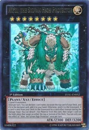 Alsei, the Sylvan High Protector (LVAL-EN052) - Legacy of the Valiant 1st Edition - Premium Yugioh Single from Konami - Just $1.67! Shop now at Game Crave Tournament Store