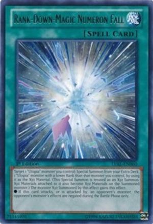 Rank-Down-Magic Numeron Fall (LVAL-EN060) - Legacy of the Valiant Unlimited - Premium Yugioh Single from Konami - Just $0.25! Shop now at Game Crave Tournament Store