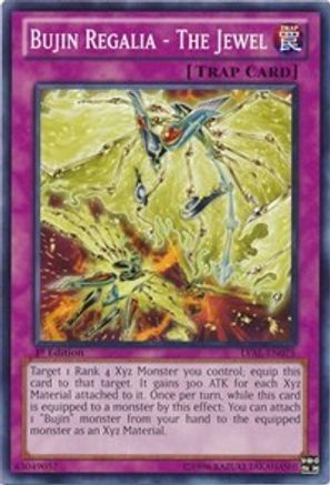 Bujin Regalia - The Jewel (LVAL-EN075) - Legacy of the Valiant 1st Edition - Premium Yugioh Single from Konami - Just $0.25! Shop now at Game Crave Tournament Store