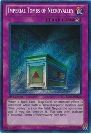 Imperial Tombs of Necrovalley (LVAL-EN076) - Legacy of the Valiant Unlimited - Premium Yugioh Single from Konami - Just $0.79! Shop now at Game Crave Tournament Store