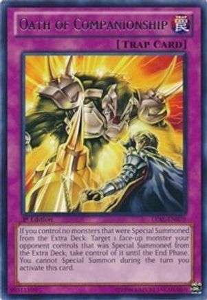 Oath of Companionship (LVAL-EN079) - Legacy of the Valiant Unlimited - Premium Yugioh Single from Konami - Just $0.25! Shop now at Game Crave Tournament Store