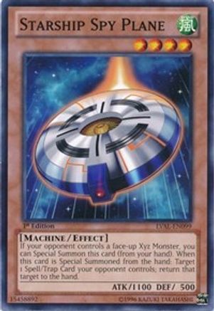 Starship Spy Plane (LVAL-EN099) - Legacy of the Valiant 1st Edition - Premium Yugioh Single from Konami - Just $0.26! Shop now at Game Crave Tournament Store
