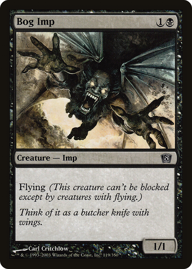 Bog Imp (8ED-119★) - Eighth Edition Foil - Premium MTG Single from Wizards of the Coast - Just $0.08! Shop now at Game Crave Tournament Store