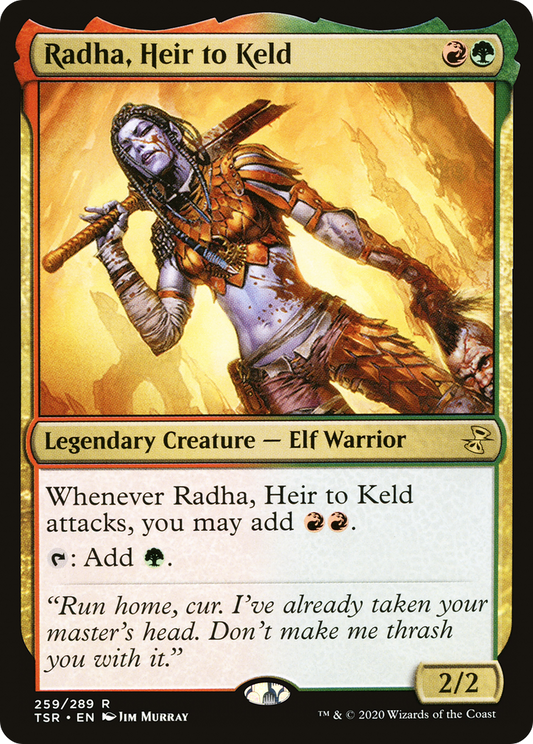 Radha, Heir to Keld (TSR-259) - Time Spiral Remastered - Premium MTG Single from Wizards of the Coast - Just $0.08! Shop now at Game Crave Tournament Store