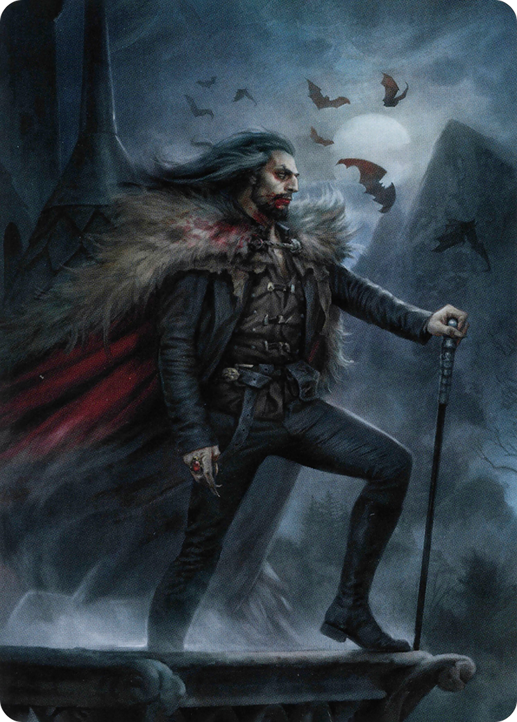 Dracula, Blood Immortal // Dracula, Blood Immortal (AVOW-071) - Crimson Vow Art Series (Borderless) - Premium MTG Single from Wizards of the Coast - Just $0! Shop now at Game Crave Tournament Store