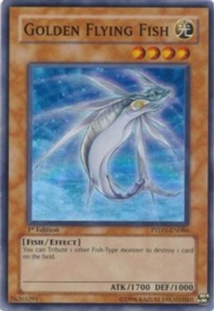 Golden Flying Fish (PTDN-EN086) - Phantom Darkness 1st Edition - Premium Yugioh Single from Konami - Just $0.25! Shop now at Game Crave Tournament Store