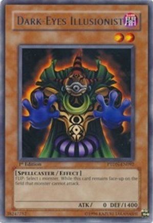Dark-Eyes Illusionist (PTDN-EN092) - Phantom Darkness 1st Edition - Premium Yugioh Single from Konami - Just $1.42! Shop now at Game Crave Tournament Store