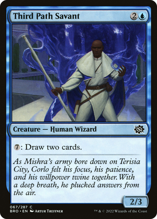 Third Path Savant (BRO-067) - The Brothers' War - Premium MTG Single from Wizards of the Coast - Just $0.08! Shop now at Game Crave Tournament Store