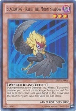 Blackwing - Kalut the Moon Shadow (AP04-EN005) - Astral Pack 4 Unlimited - Premium Yugioh Single from Konami - Just $6.54! Shop now at Game Crave Tournament Store