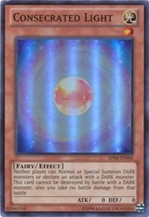 Consecrated Light (AP04-EN006) - Astral Pack 4 Unlimited - Premium Yugioh Single from Konami - Just $9.96! Shop now at Game Crave Tournament Store