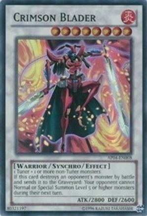 Crimson Blader (AP04-EN008) - Astral Pack 4 Unlimited - Premium Yugioh Single from Konami - Just $1.76! Shop now at Game Crave Tournament Store