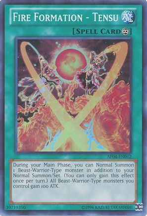 Fire Formation - Tensu (AP04-EN012) - Astral Pack 4 Unlimited - Premium Yugioh Single from Konami - Just $1.86! Shop now at Game Crave Tournament Store