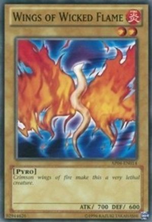 Wings of Wicked Flame (AP04-EN014) - Astral Pack 4 Unlimited - Premium Yugioh Single from Konami - Just $7.59! Shop now at Game Crave Tournament Store