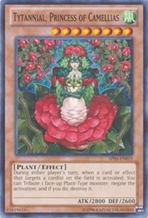 Tytannial, Princess of Camellias (AP04-EN019) - Astral Pack 4 Unlimited - Premium Yugioh Single from Konami - Just $0.78! Shop now at Game Crave Tournament Store