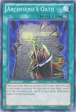 Archfiend's Oath (AP04-EN024) - Astral Pack 4 Unlimited - Premium Yugioh Single from Konami - Just $0.25! Shop now at Game Crave Tournament Store