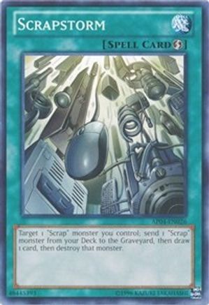 Scrapstorm (AP04-EN026) - Astral Pack 4 Unlimited - Premium Yugioh Single from Konami - Just $0.36! Shop now at Game Crave Tournament Store