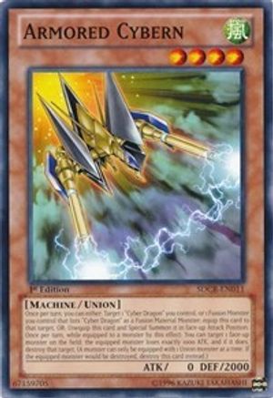 Armored Cybern (SDCR-EN011) - Structure Deck: Cyber Dragon Revolution Unlimited - Premium Yugioh Single from Konami - Just $0.25! Shop now at Game Crave Tournament Store